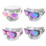 GOMA Silicone Reflective Water Sports Goggles