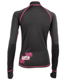 AROPEC Women Lycra Long Sleeves Zipper Rash Guard