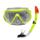 GOMA Snorkeling Goggle + Full Dry Straw, Waterproof, Odorless Silicone