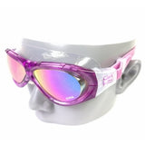 GOMA Silicone Reflective Water Sports Goggles