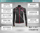 AROPEC Women Lycra Long Sleeves Zipper Rash Guard