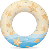 Bestway 24" Safety Inflatable Rubber Swim Ring for Kids