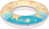 Bestway 24" Safety Inflatable Rubber Swim Ring for Kids