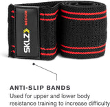 SKLZ Non-Slip Fabric Mini Resistance Band for Upper and Lower Body