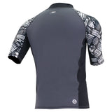 Speedo Deluxe Printed Men's Short Sleeve Rashguard