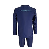 Aquasport Sun Protection Navy Long Sleeve 2 pcs Suit