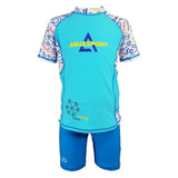 Aquasport Sun Protection Short Sleeve 2 pcs Suit