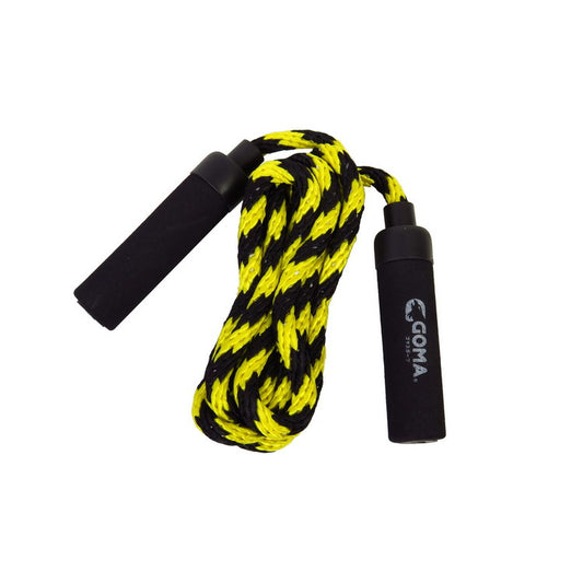GOMA 跳繩,9 英尺,黑黃