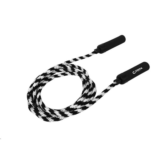 GOMA Jump Rope, 9 Feet., Black & White