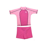 GOMA Children's Round Neck Short Sleeve Flat Foot Sunscreen Suit