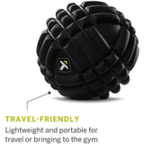 TriggerPoint Performance Grid X Massage Ball for Deep Tissue Massage and Exercise Recovery, Black