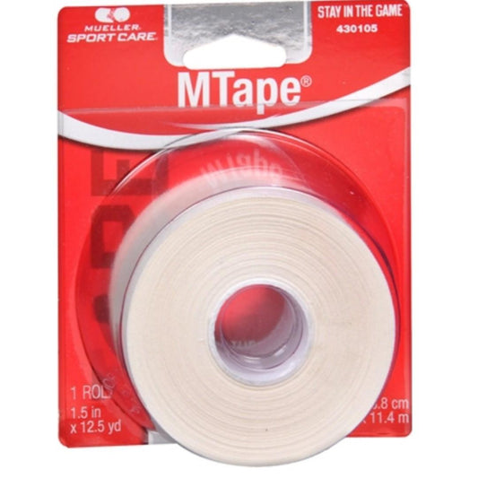 Mueller M-Tape SINGLE - 1.5" X 12.5 YD WHITE