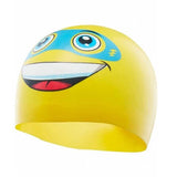 TYR 笑臉矽膠成人泳帽