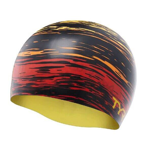 TYR Sunset 矽膠成人泳帽