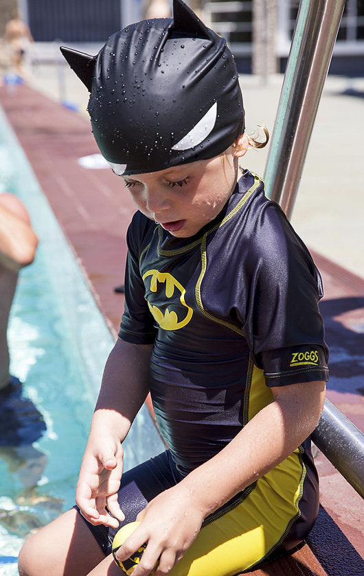 Zoggs 少年蝙蝠俠 3D 矽膠帽