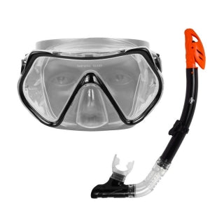 GOMA Snorkeling Goggle + Full Dry Straw, Waterproof, Odorless Silicone