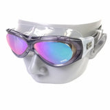 GOMA Silicone Reflective Water Sports Goggles