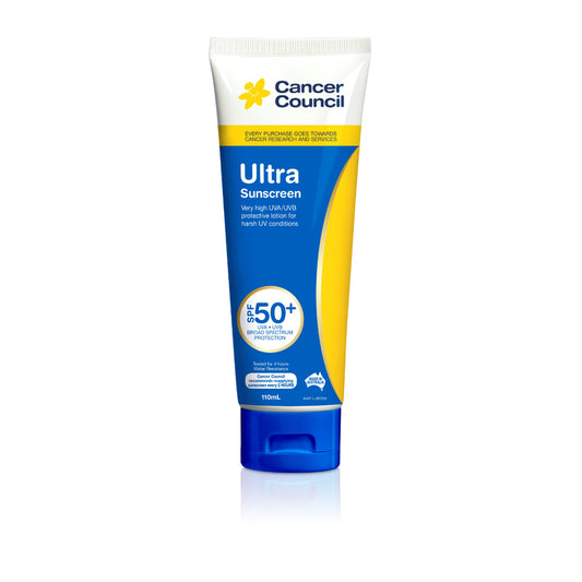 Cancer Council Ultra Sunscreen SPF50+ 110ml