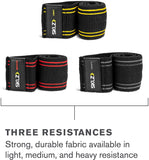 SKLZ Non-Slip Fabric Mini Resistance Band for Upper and Lower Body