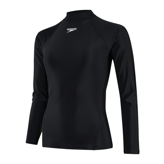 Speedo Eco EnduraBrite 女款基本款長袖防曬上衣
