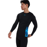 Speedo Eco Endurance+ Men's Printed Long Sleeve Rash Top