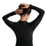 Speedo Eco Endurabrite Ladies' Essential Zip Front Long Sleeve Rash Top