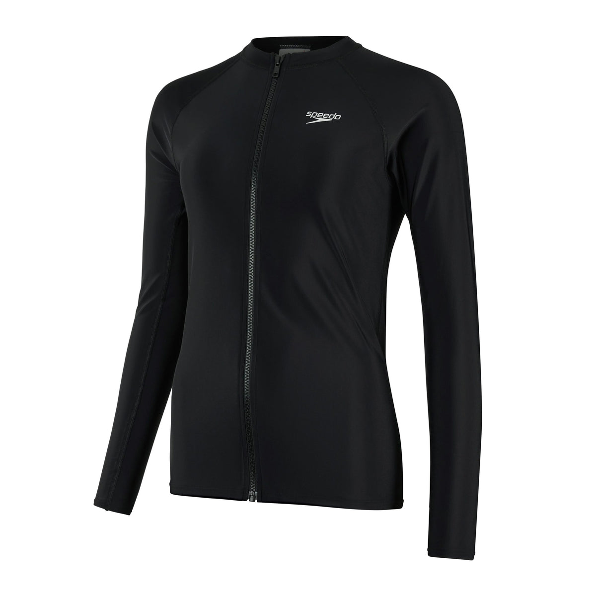 Speedo Eco Endurabrite 女款 Essential 前拉鍊長袖防曬上衣