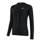 Speedo Eco Endurabrite 女款 Essential 前拉鍊長袖防曬上衣