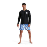 Speedo Eco EnduraBrite Men's Printed Long Sleeve Swim Tee