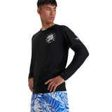 Speedo Eco EnduraBrite Men's Printed Long Sleeve Swim Tee