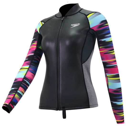Speedo Essential 女士長袖氯丁橡膠夾克