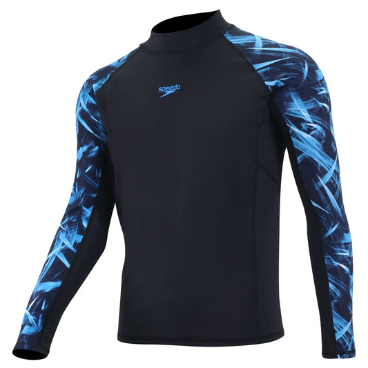 Speedo Deluxe Printed Men's Long Sleeve Rashguard