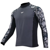 Speedo Deluxe Printed Men's Long Sleeve Rashguard