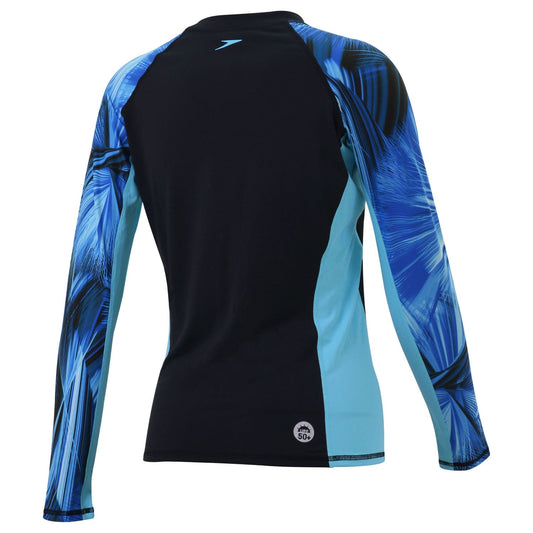 Speedo Deluxe Printed Ladies' Long Sleeve Rashguard