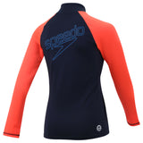 Speedo Essential Junior（8-14 歲）長袖全拉鍊防磨衣