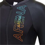 Arena Ladies Swimwear Arena Diamonds Long Sleeve Double Layer Half Zip Bodysuit