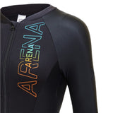 Arena Ladies Swimwear Arena Diamonds Long Sleeve Double Layer Half Zip Bodysuit