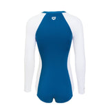 Arena Ladies Swimwear Arena Diamonds Long Sleeve Double Layer Half Zip Bodysuit