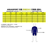 Aquasport Sun Protection Short Sleeve 2 pcs Suit Kids Swimming Sun Protection Short Sleeve Suit