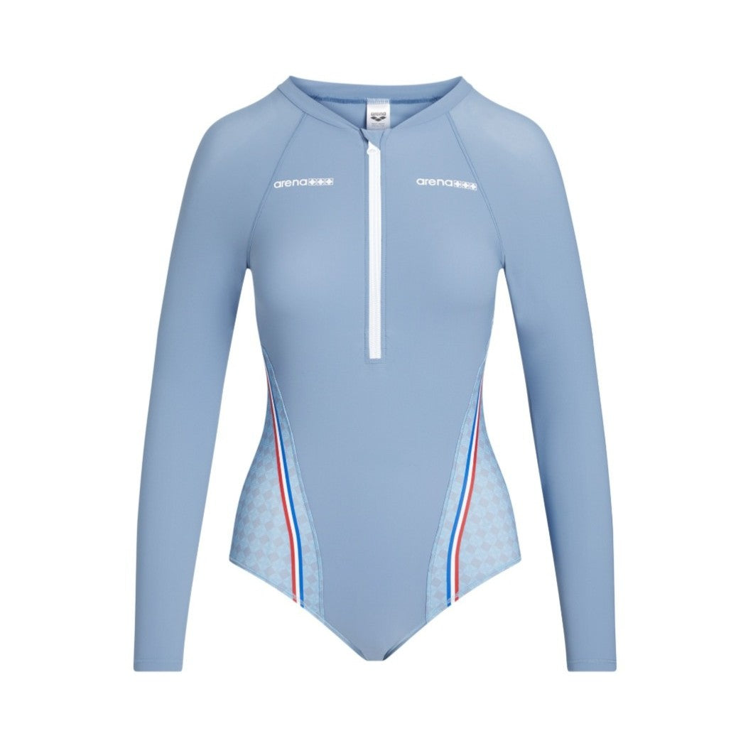 Arena Ladies Motion X 2.0 Half Zip Long Sleeve Bodysuit