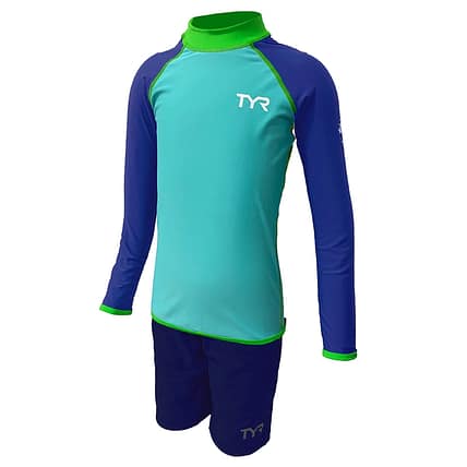 TYR Kids Sunscreen Swimming Long Sleeve Two-Pack