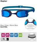 Zoggs Raptor HCB Mirror Swim Goggles