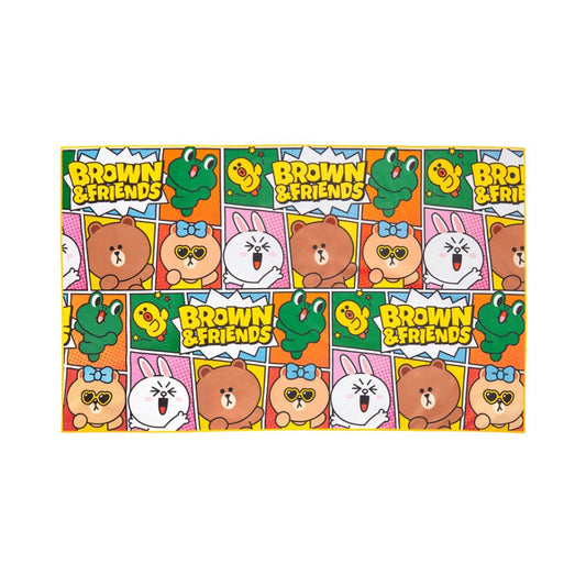 Arena Line Friends Comic Pop Microfiber Towel