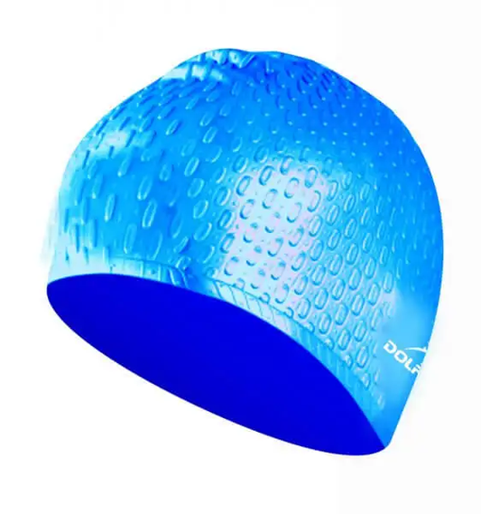 Dolphin Long Hair Swim Caps