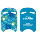 Dolphin Kickboard, Universal Grip Kick with Rocket Printing