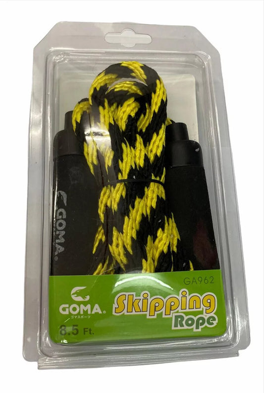 GOMA 跳繩，9 英尺，黑黃