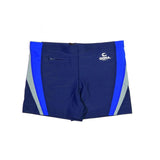GOMA Men's Tricolor Flat Foot Swimming Trunks