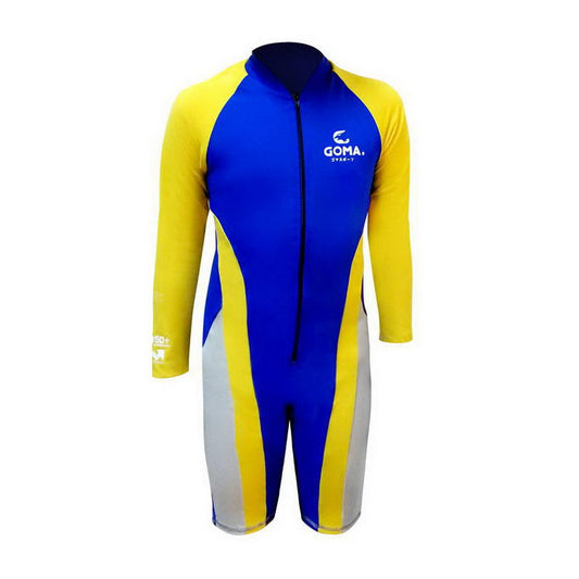 GOMA Kid's Lycra Rash Guard Blue/Yellow