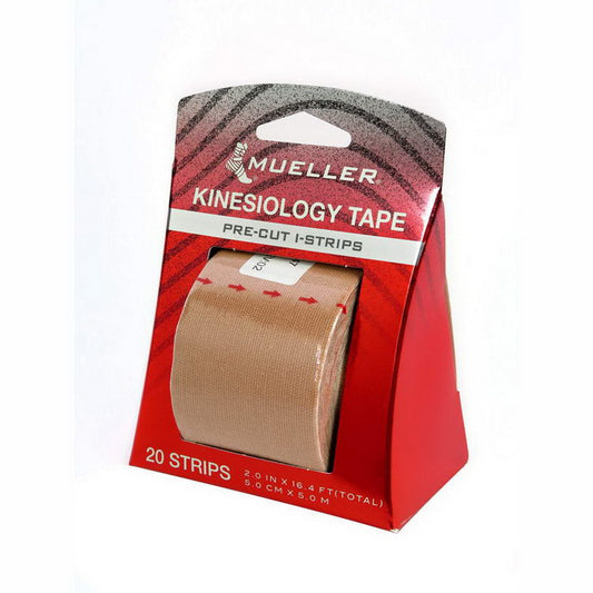 Mueller Kinesiology Tape 20 Pre-Cut I 20 Strips