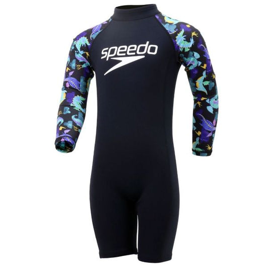 Speedo Combofit 嬰兒（2-6 歲）長袖氯丁橡膠套裝